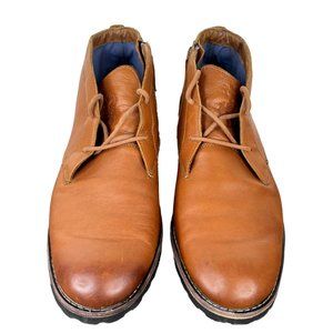 MARK NASON Tan Ankle Boots Size: 12
